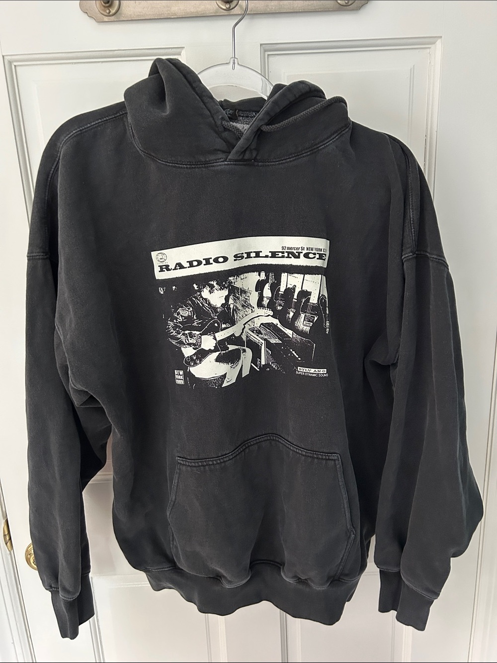 Brandy Melville John Gault Radio Silence Black Hoodie